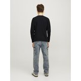 Jack & Jones Majica 'JJECALEB' siva / crna / bijela | shoptok.hr