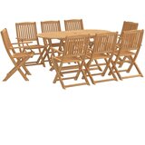  9-dijelni vrtni blagovaonski set od masivnog bagremovog drva | Eponuda.com