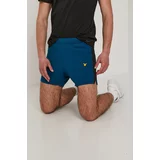Lyle & Scott Kratke hlače za muškarce, boja: tirkizna