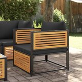 Maison Chic Vrtni Stoli - Stol za vrt z blazinami trden akacijev les JS767, (21878487) | Shoptok.si