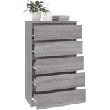vidaXL Predalnik siva sonoma 60x36x103 cm inženirski les | Shoptok.si