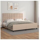  Okvir za krevet s uzglavljem cappuccina 200x200 cm umjetna koža | shoptok.hr