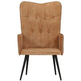 The Living Store Fotelj rjav iz platna - Fotelj, (21420341) | Shoptok.si