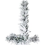  Tanka umjetna polovica božićnog drvca sa snijegom 240 cm | shoptok.hr