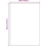  Čupavi tepih s visokim vlaknima NAVARRA 240x340 cm poliester | shoptok.hr