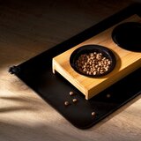 Love Story Bambusov komplet posod s podstavkom za pse ø 12 cm – | Shoptok.si