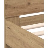  Krevetna konstrukcija Umjetnički hrast 160 x 200 cm | shoptok.hr