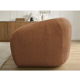 Bobochic Paris Opečnato oranžna raztegljiva sedežna garnitura iz šenilje 228 cm Neyo – | Shoptok.si