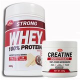 Olympic Strong 100% Whey Protein Bela čokolada i Kokos 840g + Creatine Monohydrate 300g | Eponuda.com