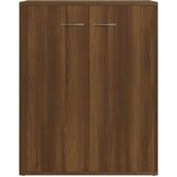  Komoda rjav hrast 60x30x75 cm inženirski les, (20654115) | Shoptok.si