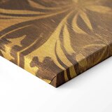  Slika - Baroque Ornaments in Patinated Gold and Browns: Retro Motif 90x60 Na talijanskom platnu | shoptok.hr