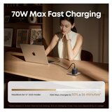 Anker Polnilec NANO, 70 W, 3 vhodi + USB-C kabel, (5000166817) | Shoptok.si