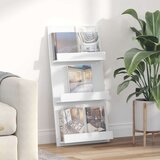  Polica za časopise Bijelo 51 x 11 x 102 cm Konstruirano drvo | shoptok.hr