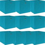  Kutije za pohranu 10 kom svjetloplave 32x32x32 cm od tkanine | shoptok.hr