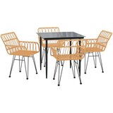  5-dijelni vrtni blagovaonski set od poliratana | shoptok.hr