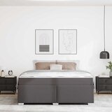  Krevetna konstrukcija Siva 180 x 200 cm tkanina | shoptok.hr