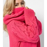 Pri Cardigan Long Chunky Braid Wool Sweater | shoptok.hr