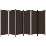 Sobna pregrada sa 6 panela smeđa 300 x 180 cm | shoptok.hr