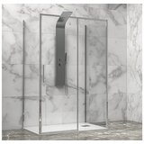 Karag kotna tuš kabina Lea 400, krom, 80x100x200 cm, TKLEA400K80100 | Shoptok.si
