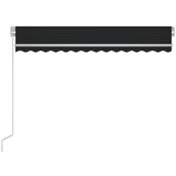  Tenda na ručno uvlačenje s LED svjetlima 300 x 250 cm antracit | shoptok.hr