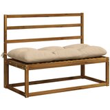  Jastučić za klupu VIANEN 100% poliester Krem 120 x 50 x 12 cm Slike