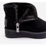 Big Star Children's Fur-Lined Snow Boots with Zipper Black | Shoptok.si