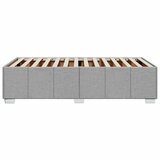  Okvir kreveta bez madraca svjetlosivi 90x200 cm od tkanine | shoptok.hr