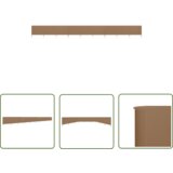 The Living Store 9-panelni vetrobran tkanina 1200x120 cm taupe - Vetrobran, (21742451) Cene