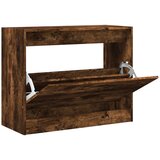 Maison Chic Omarica za obutev - Kopa za čevlje dimljeni hrast 80x34x63 cm inženirski les, (21778315) Cene