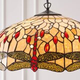 Endon 64079 - Luster na lancu Tiffany DRAGONFLY 3xE27/60W/230V prečnik 50 cm | Eponuda.com