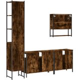  4-dijelni set kupaonskog namještaja boja hrasta drveni | shoptok.hr