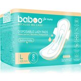 Baboo Postpartum Maternity Pads poporodni vložki za enkratno uporabo velikost L 8 kos | Shoptok.si