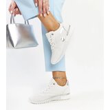 Gemre White Sneakers with Snake Skin Tasnim | Shoptok.si