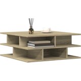  Stolić za kavu boja hrasta 70x70x29 cm konstruirano drvo | shoptok.hr
