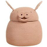 Lorena Canals Svetlo rožnata tekstilna otroška škatla za shranjevanje ø 32x30 cm Peggy the Pig – | Shoptok.si
