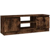 TV ormarić s vratima boja dimljenog hrasta 102x30x36 cm | Eponuda.com