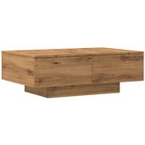 Maison Chic Klubska mizica - kavna mizica - Nizka mizica artisan hrast 90x60x31 cm inženirski les, (21753445) | Shoptok.si