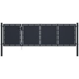 vidaXL Vrtna vrata čelična 350 x 75 cm antracit Cijene