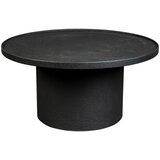 Dutchbone Črna okrogla mizica ø 70 cm Winston – Cene