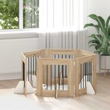  Vrata za pse s postoljem 6 pcs Hrast sonoma 60 x 60 cm | shoptok.hr
