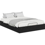  Otomanski krevet s pohranom Crni Hrast 193 x 135 x 25 cm | shoptok.hr