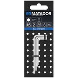 Matador set imbus ključeva (4 -dij., 1,5/2/2,5/3 mm, Unutarnje šesterokutno) Cijene