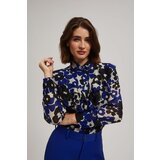Marisse Blue Floral Ruffle Shirt | ePonuda.com