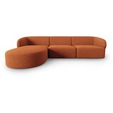Milo Casa Kutna garnitura od šenila boja terakote (s lijevim kutom/s ležaljkom) Paolo – | shoptok.hr