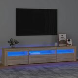 The Living Store TV omarica z LED lučkami sonoma hrast 195x35x40 cm - TV Omarica, (21375465) Cene