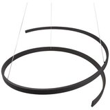 CINQUE Crna LED viseća svjetiljka s metalnim sjenilom ø 75 cm Cinardi – | shoptok.hr