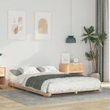  Krevet s daskama Smeđa 140 x 190 cm Masivna borovina | shoptok.hr