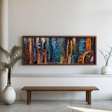 WALLXPERT FAH135-120 Multicolor Decorative Framed MDF Painting | Eponuda.com