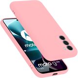  Ohišje združljiv z Motorolo v tekoči roza barvi - zaščitni pokrov iz fleksibilnega silikona TPU, (20694488) | Shoptok.si