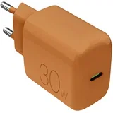 PURO 30W USB-C POLNILEC ZA IPHONE 12 13 14 15 ORANŽEN HITER PRENOS, (5000262122)